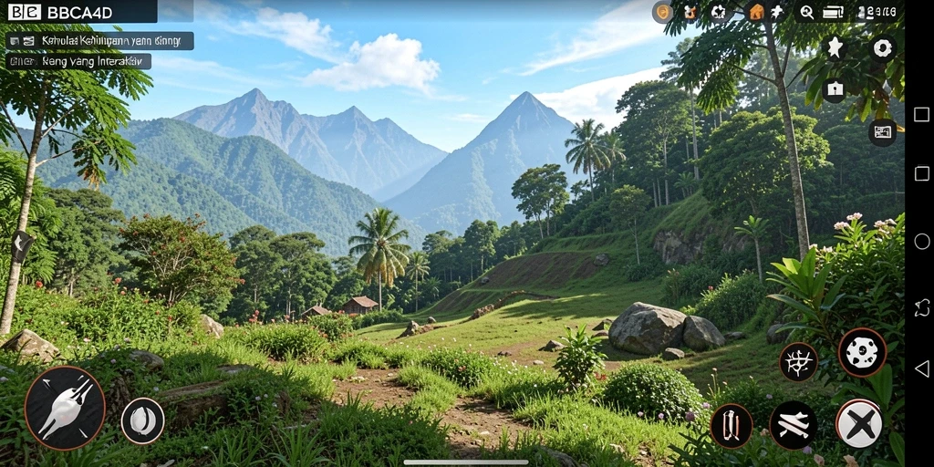 Screenshot utama menunjukkan gameplay Simulation yang menarik.