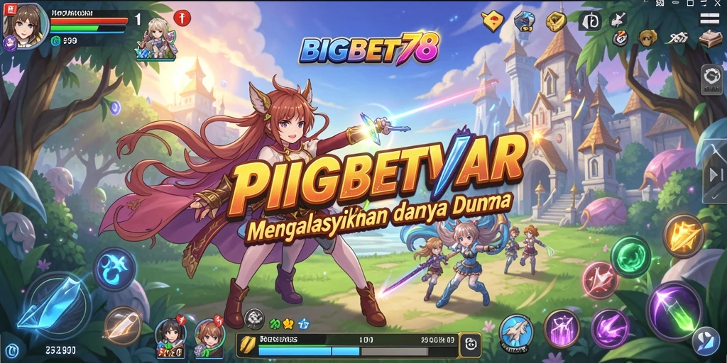 Tampilan gameplay seru dan karakter anime yang mengesankan.