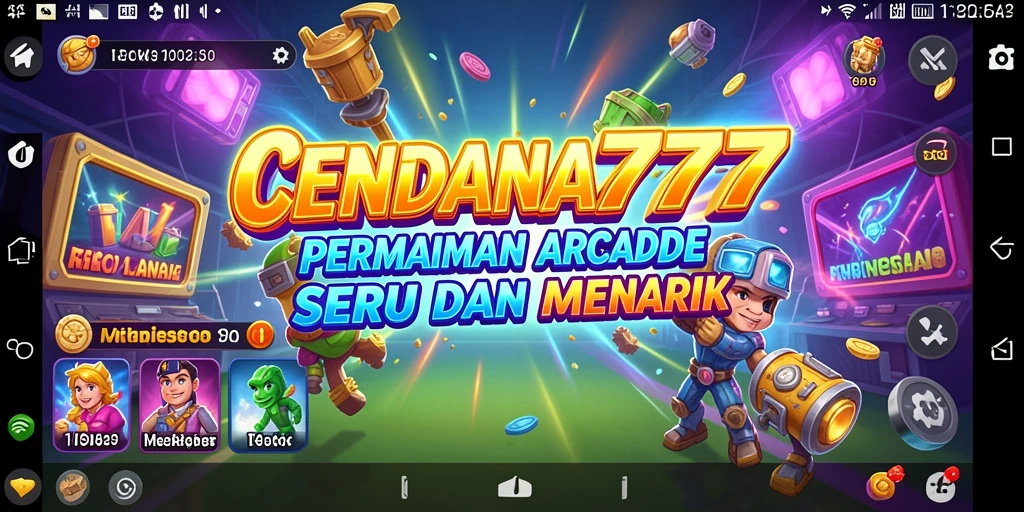 Gameplay CENDANA777 yang seru dan menegangkan dalam aksi Arcade.