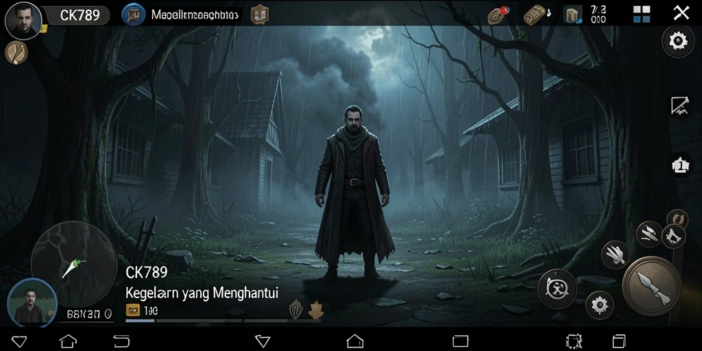 Gameplay CK789 dengan suasana Horror yang menegangkan dan efek suara mengerikan.