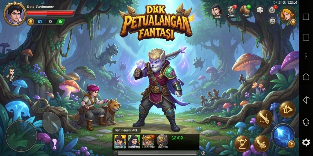 Gameplay DKK yang menegangkan dan penuh petualangan.