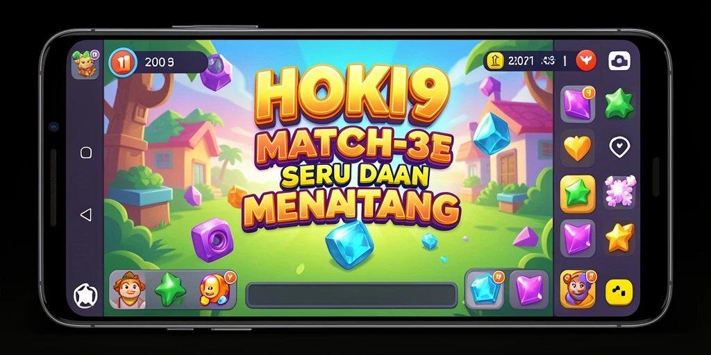 Tangkap momen seru saat menyusun kombinasi permata.