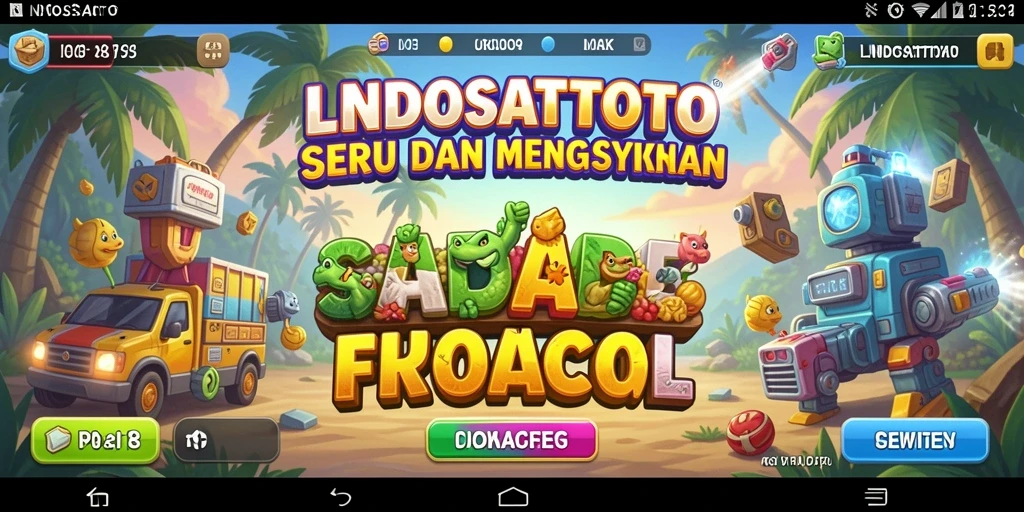 Screenshot LNDOSATTOTO menunjukkan gameplay Arcade yang menantang dan menyenangkan.