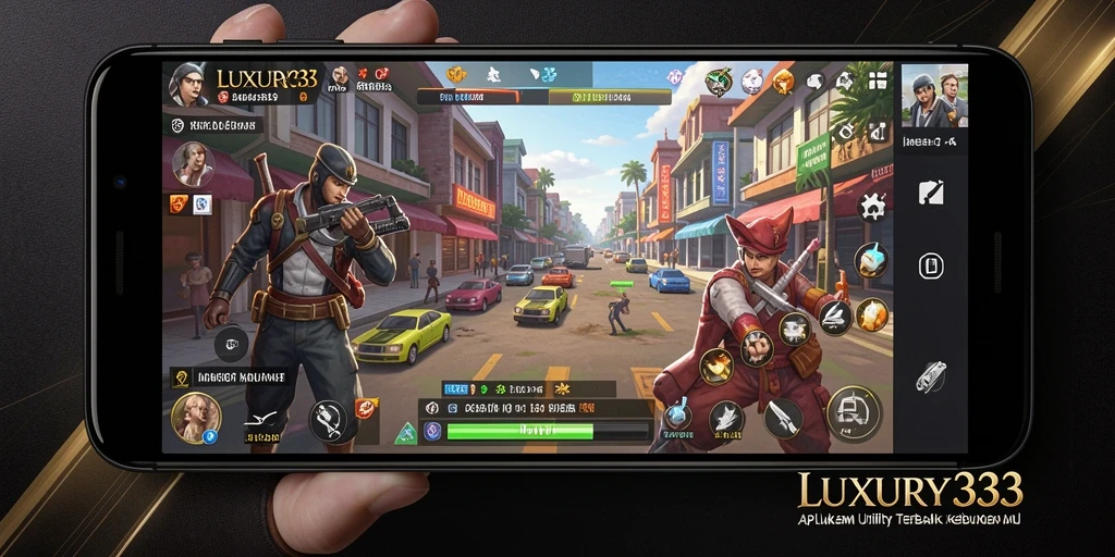 Tampilan antarmuka LUXURY333 yang modern dan intuitif untuk pengguna.