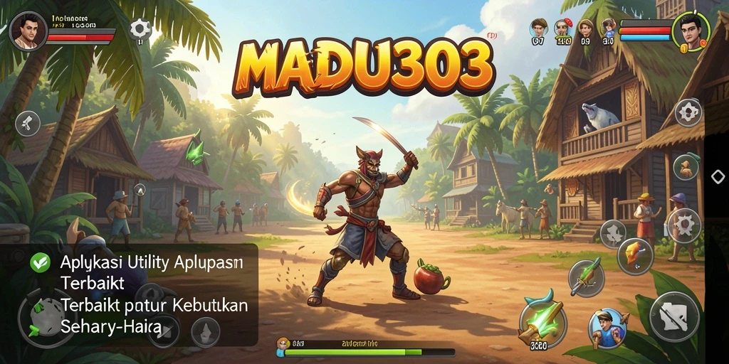 Tampilan antarmuka MADU303 yang rapi dan mudah dipahami.
