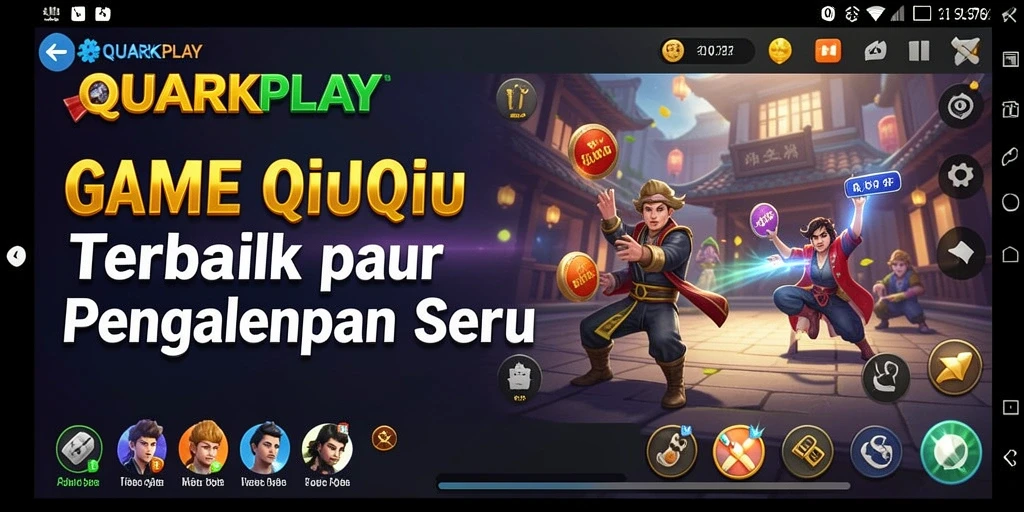 Tampilan gameplay QiuQiu yang mengasyikkan di QUARKPLAY.