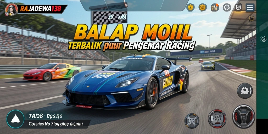 Gameplay seru balap mobil dalam RAJADEWA138 yang menantang.
