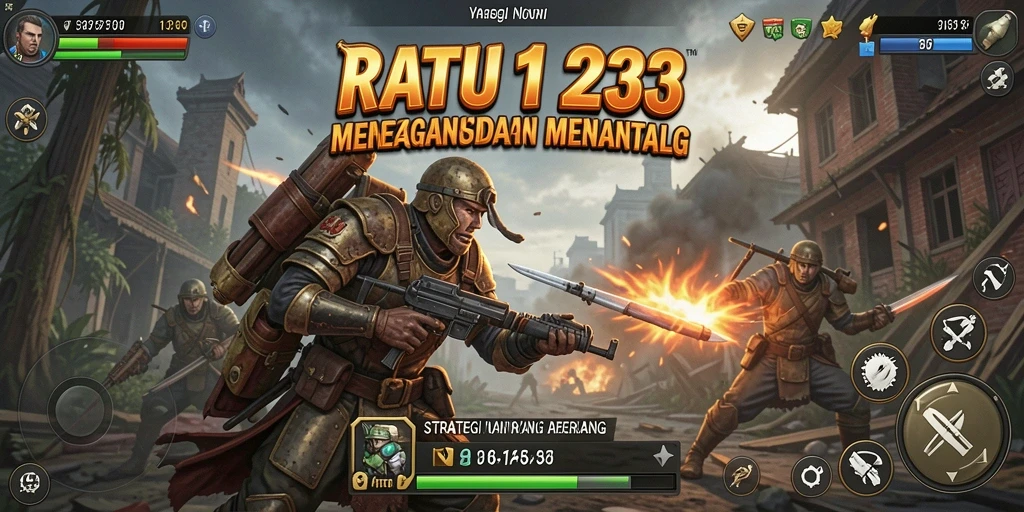 Screenshot utama RATU123 menampilkan aksi strategi yang mendebarkan.