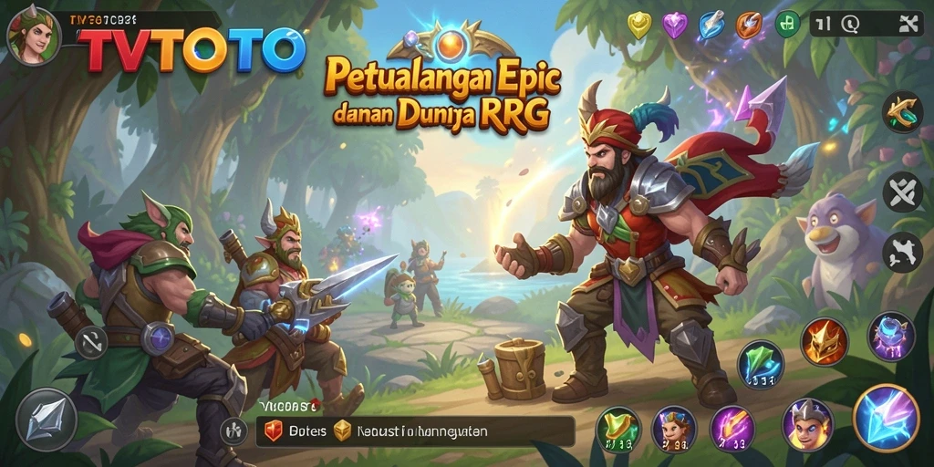 Tampilan gameplay <strong>TVTOTO</strong> yang menantang dan menarik.